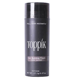 סיבי שיער טופיק חום כהה 27 גרם