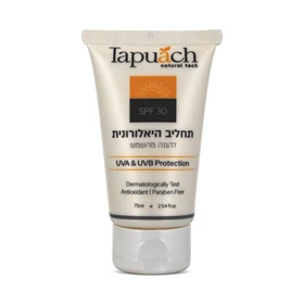 30SPF תחליב היאלורונית להגנה מהשמש – תפוח