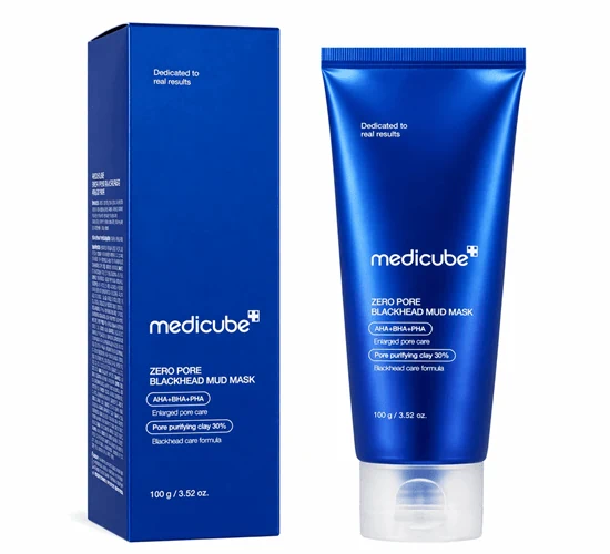 מסכת בוץ עוצמתית לניקוי עמוק של הנקבוביות - Medicube Zero Pore Blackhead Mud Mask – 100g