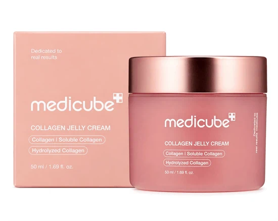 קרם לחות ייחודי במרקם ג׳לי קליל - Medicube Collagen Jelly Cream