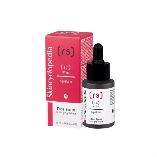 סרום פנים אנטי אייג'ינג עם 1% רטינול וסקוואלאן 30 מ"ל סקיןסייקלופדיה