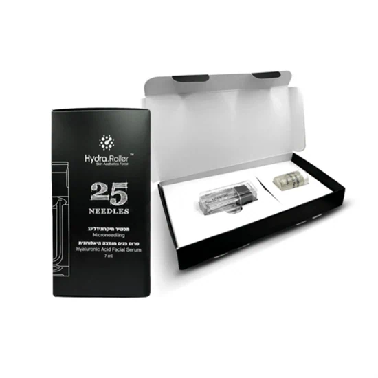 ערכה מיקרו מחטים + סרום פנים – Hydra Roller