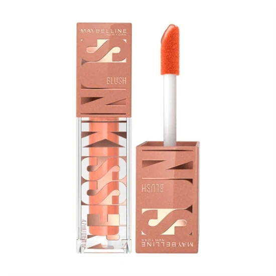 SUNKISSER – סומק טינט נוזלי בגימור גלואו | גוון 02 Uptown Glow | מייבלין