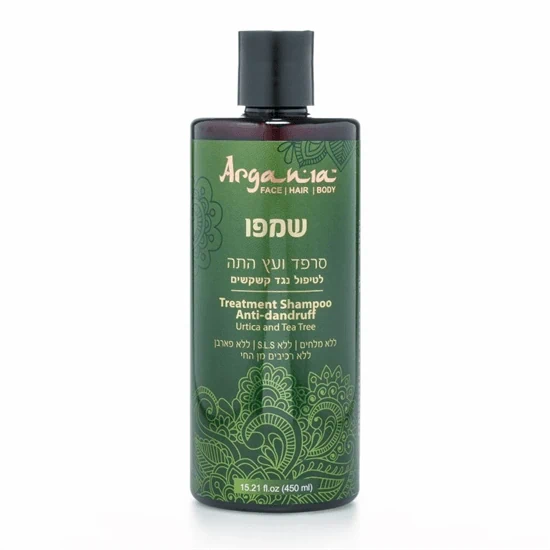 ארגניה שמפו נגד קשקשים סרפד ועץ התה – Argania
