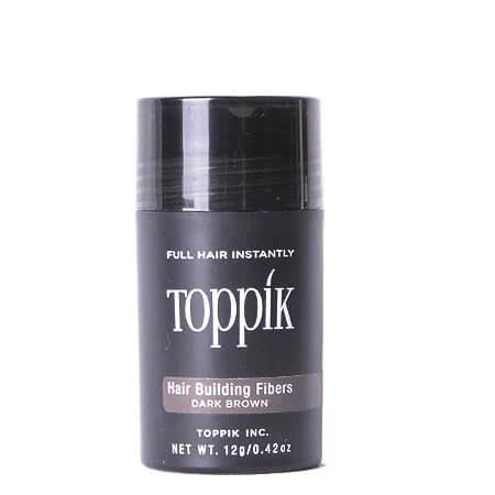 סיבי שיער טופיק חום כהה 12 גרם