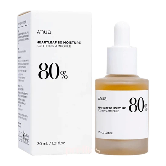 אמפולה מרגיעה ועשירה - Anua Heartleaf 80% Soothing Ampoule
