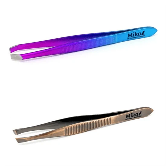 פינצטה אלכסונית / פינצטה ישרה - מיקה פרופשיוניל